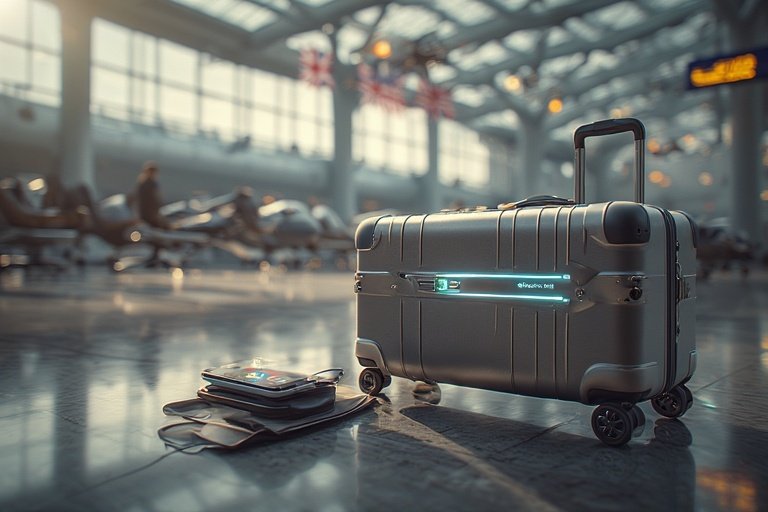 🌍 The Smart Luggage with Built‑in USB & GPS: Travel Like a Pro in the UK & US